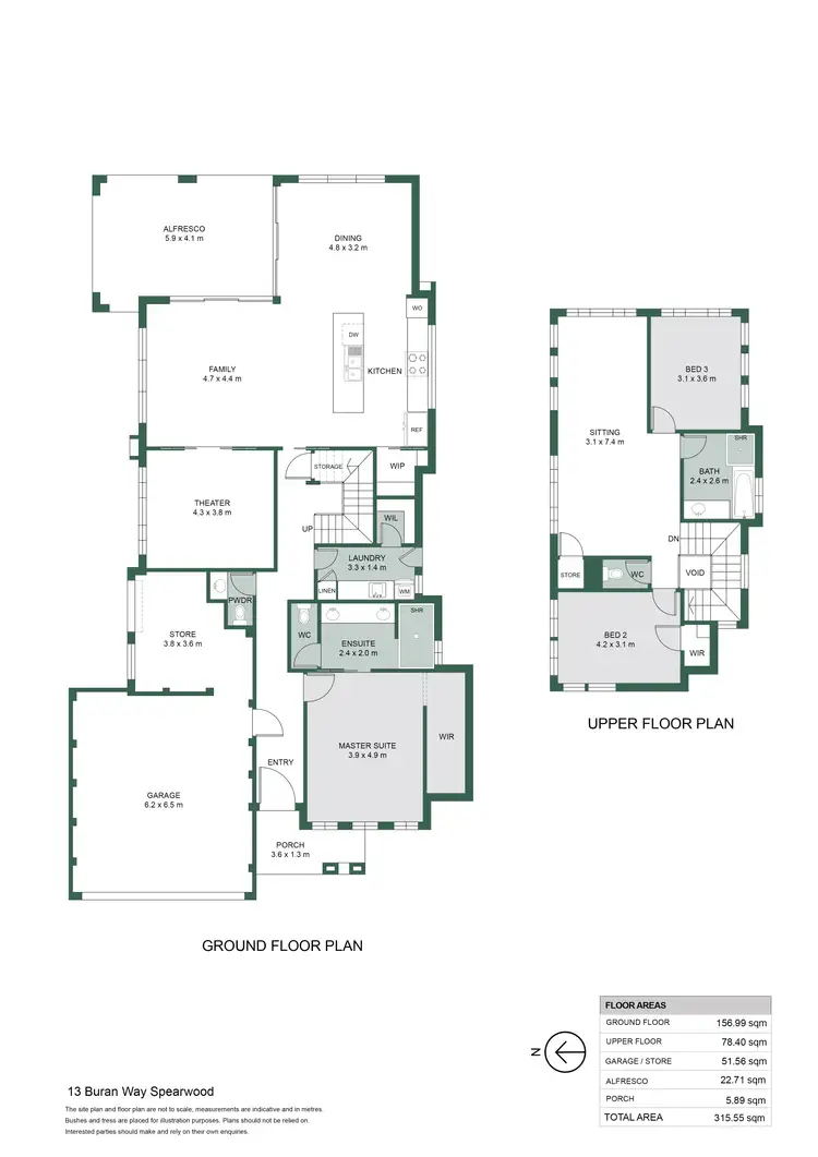 Floorplan of Homely house listing, 13 Buran Way, Spearwood WA 6163