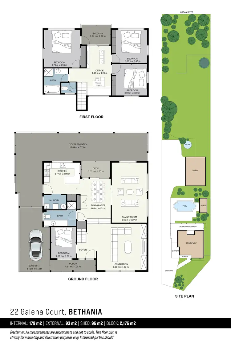 Floorplan of Homely house listing, 22 Galena Court, Bethania QLD 4205
