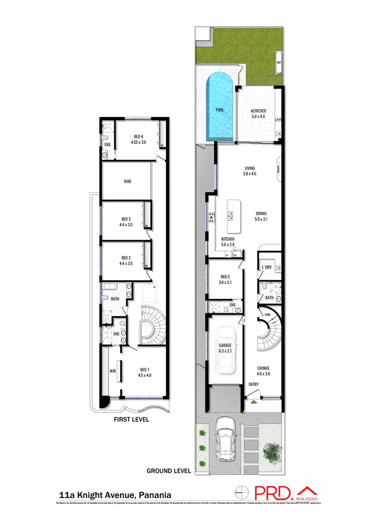 Floorplan of Homely semi-detached listing, 11a Knight Ave, Panania NSW 2213