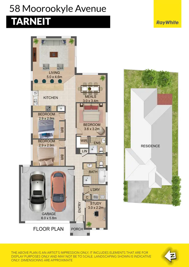 Floorplan of Homely house listing, 58 Moorookyle Avenue, Tarneit VIC 3029