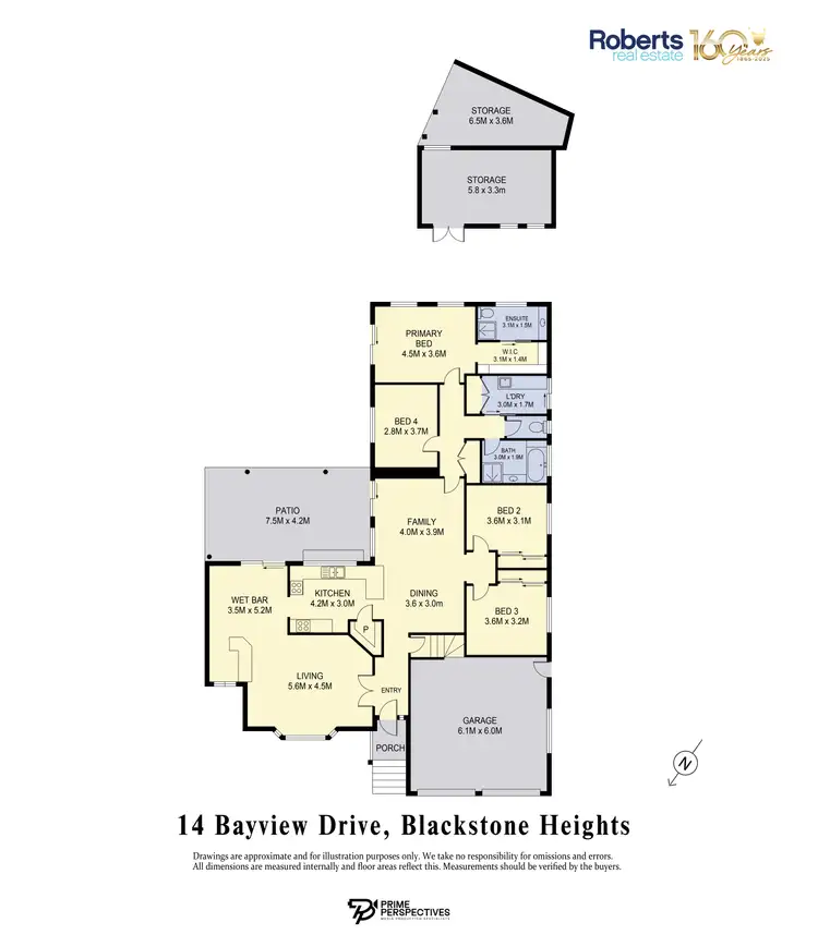 Floorplan of Homely house listing, 14 Bayview Drive, Blackstone Heights TAS 7250