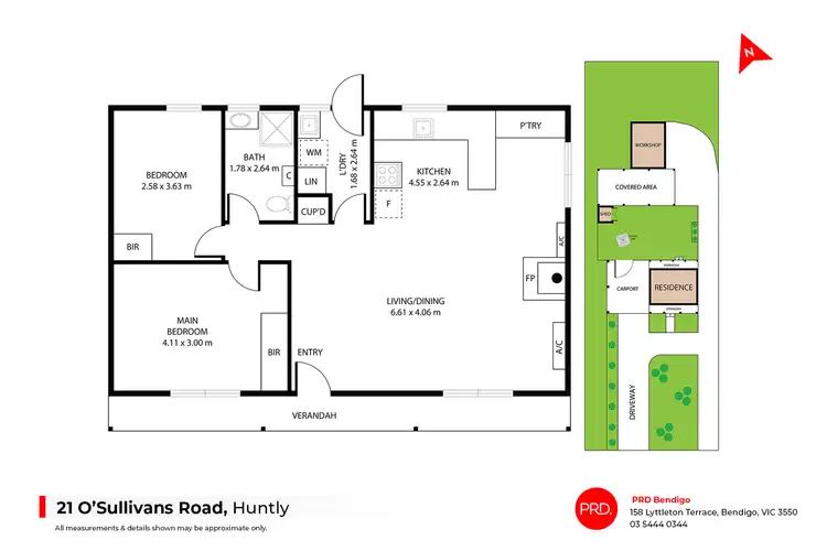 Floorplan of Homely house listing, 21 O'Sullivans Rd, Huntly VIC 3551
