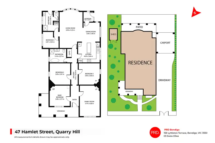 Floorplan of Homely house listing, 47 Hamlet Street, Quarry Hill VIC 3550