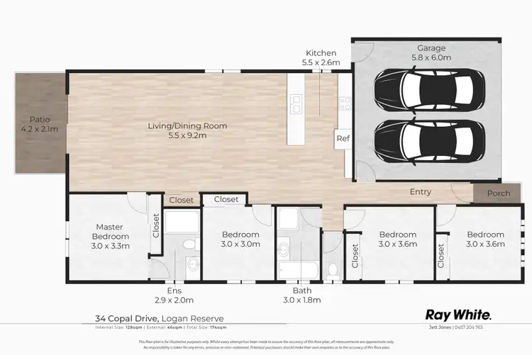 Floorplan of Homely house listing, 34 Copal Drive, Logan Reserve QLD 4133