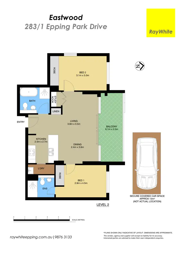Floorplan of Homely apartment listing, 283/1 Epping Park Drive, Epping NSW 2121