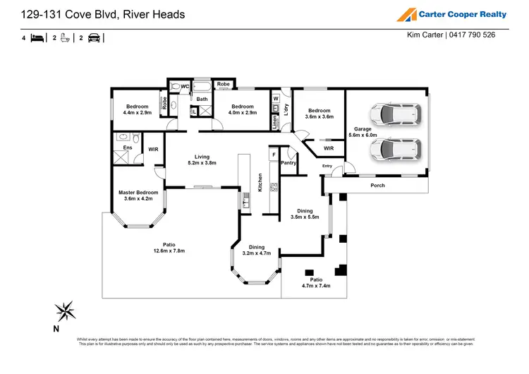 Floorplan of Homely house listing, 129-131 Cove Boulevard, River Heads QLD 4655