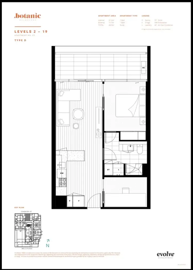Floorplan of Homely apartment listing, 303/25 Coventry Street, Southbank VIC 3006