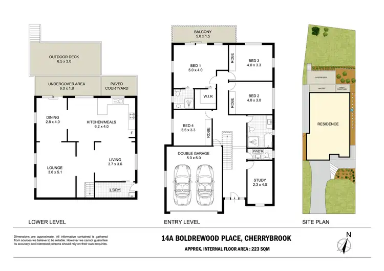 Floorplan of Homely house listing, 14A Boldrewood Place, Cherrybrook NSW 2126