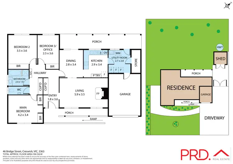 Floorplan of Homely house listing, 46 Bridge Street, Creswick VIC 3363