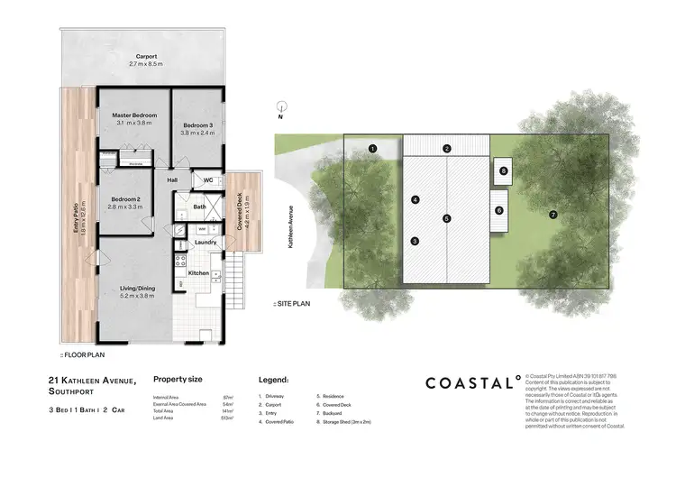Floorplan of Homely house listing, 21 Kathleen Avenue, Southport QLD 4215