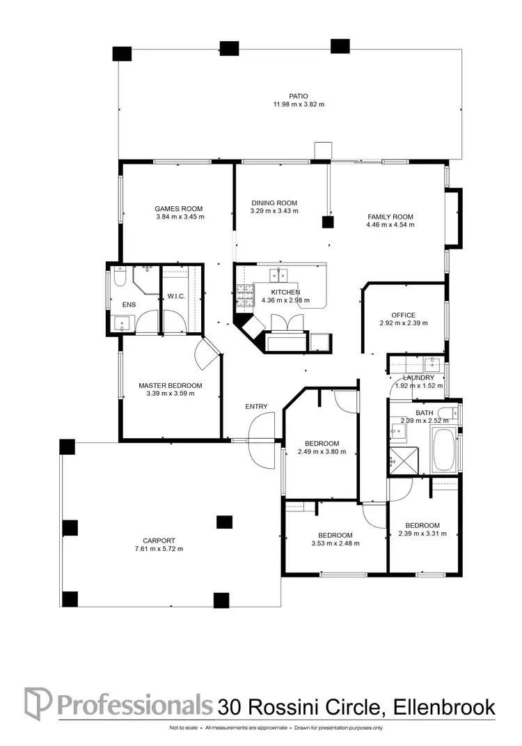 Floorplan of Homely house listing, 30 Rossini Circle, Ellenbrook WA 6069