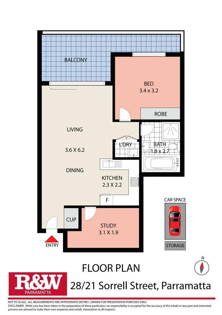 Floorplan of Homely unit listing, 28/21 Sorrell Street, Parramatta NSW 2150