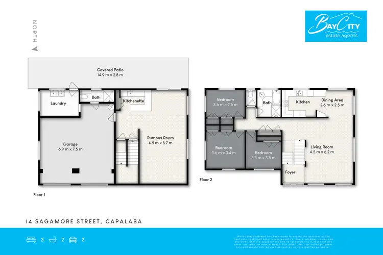 Floorplan of Homely house listing, 14 Sagamore Street, Capalaba QLD 4157