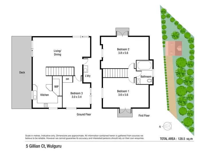 Floorplan of Homely house listing, 5 Gillian Court, Wulguru QLD 4811