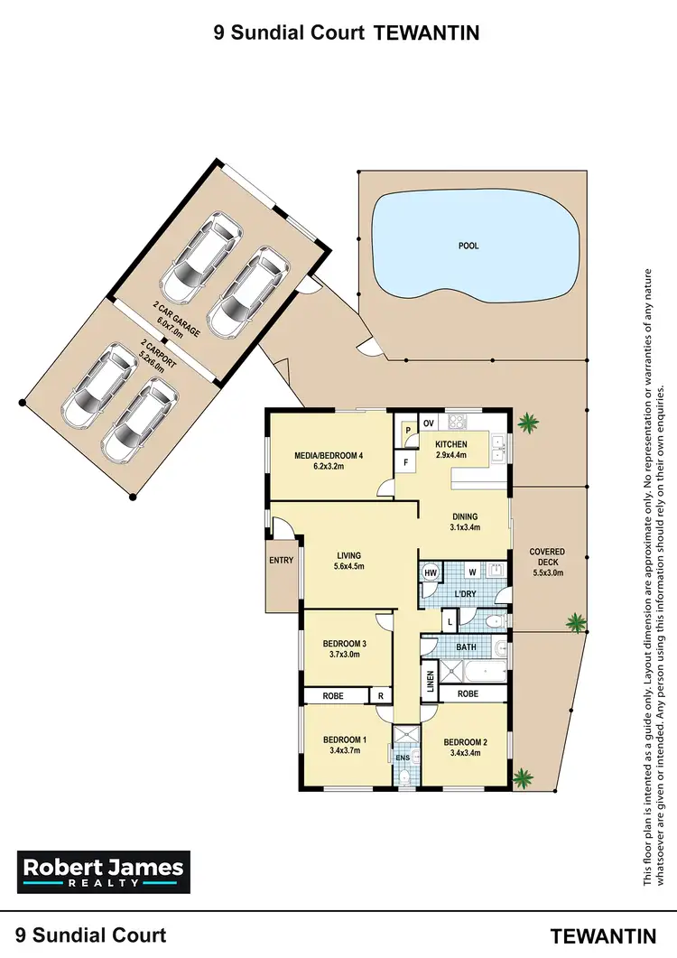Floorplan of Homely house listing, 9 Sundial Court, Tewantin QLD 4565