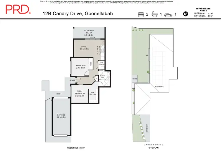 Floorplan of Homely unit listing, 12B Canary Drive, Goonellabah NSW 2480