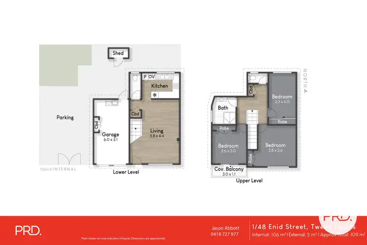 Floorplan of Homely townhouse listing, 1/46-48 Enid Street, Tweed Heads NSW 2485