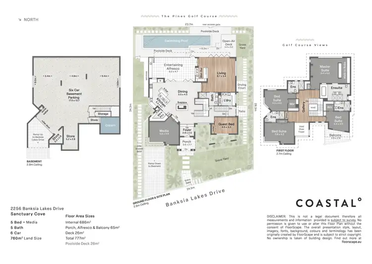 Floorplan of Homely house listing, 2256 Banksia Lakes Drive, Hope Island QLD 4212