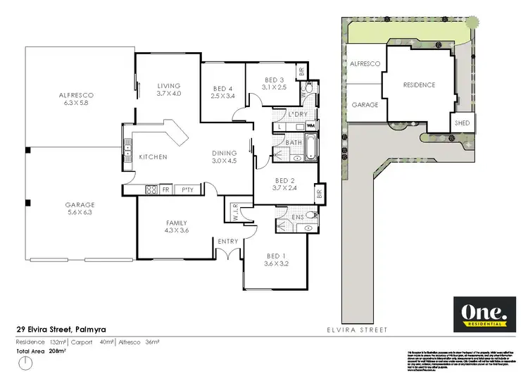 Floorplan of Homely house listing, 29 Elvira Street, Palmyra WA 6157