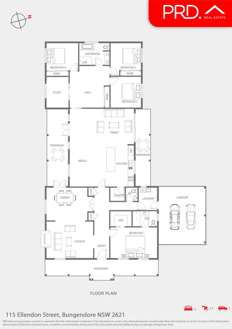 Floorplan of Homely house listing, 115 Ellendon Street, Bungendore NSW 2621