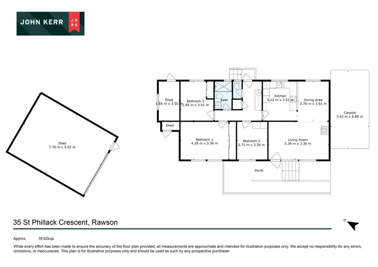 Floorplan of Homely house listing, 35 St Phillack Crescent, Rawson VIC 3825