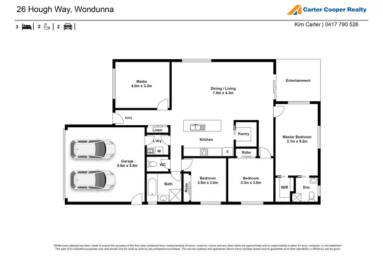 Floorplan of Homely house listing, 26 Hough Way, Wondunna QLD 4655