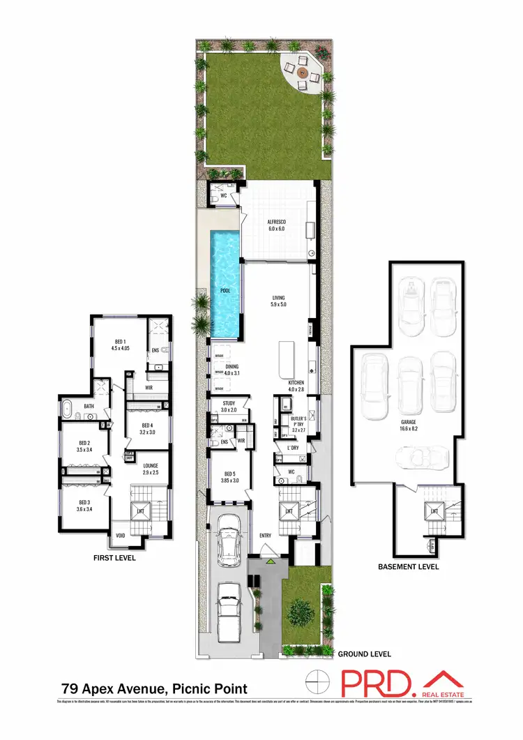 Floorplan of Homely house listing, 79 Apex Ave, Picnic Point NSW 2213