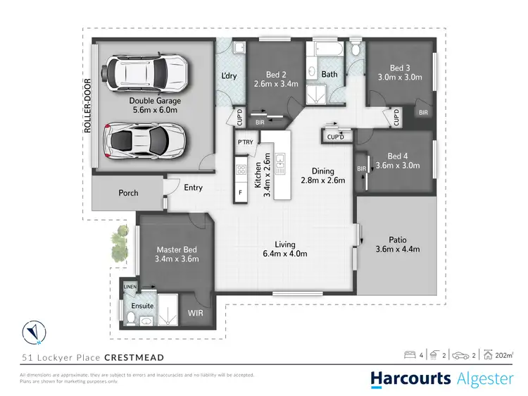 Floorplan of Homely house listing, 51 Lockyer Place, Crestmead QLD 4132
