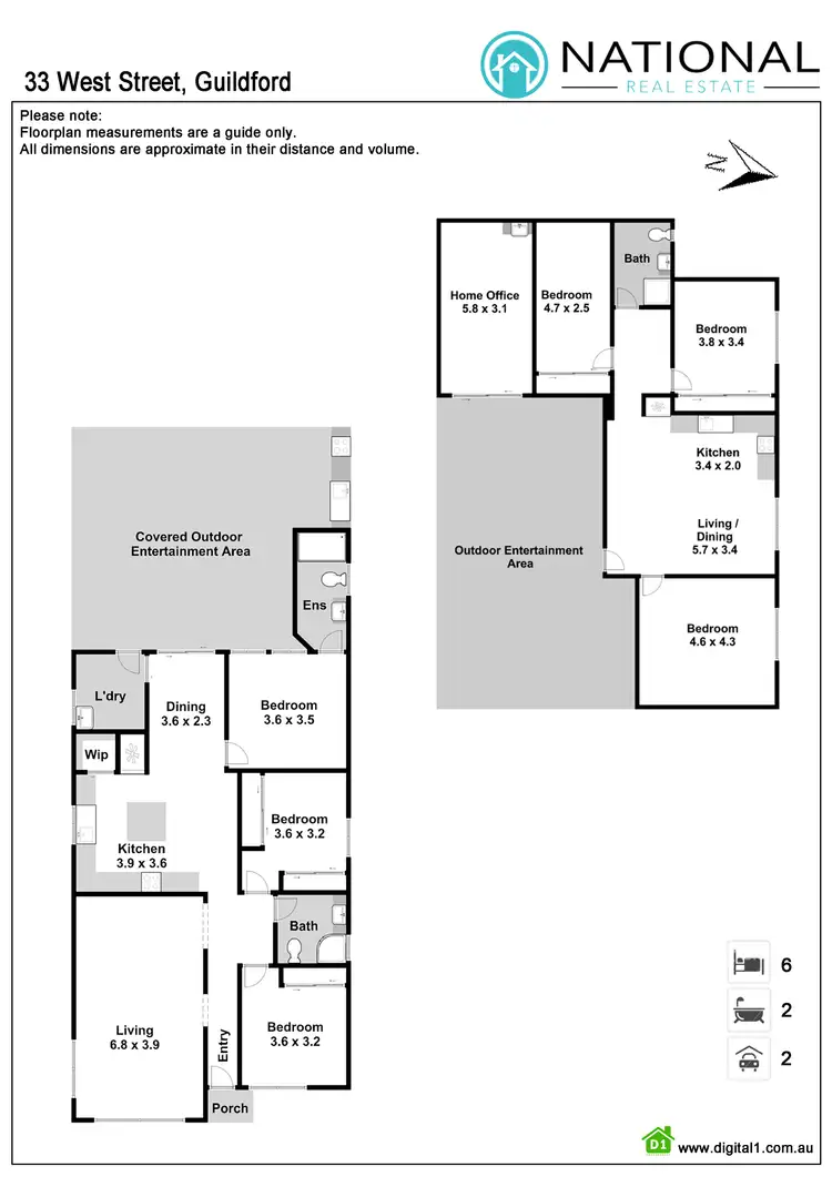 Floorplan of Homely house listing, 33 West Street, Guildford NSW 2161