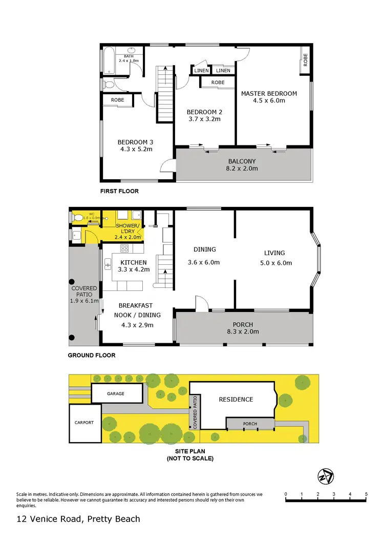 Floorplan of Homely house listing, 12 Venice Road, Pretty Beach NSW 2257