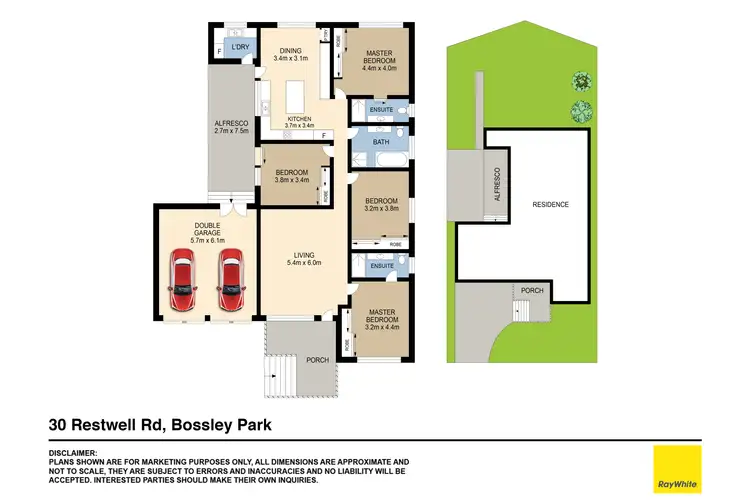 Floorplan of Homely house listing, 30 Restwell Road, Bossley Park NSW 2176