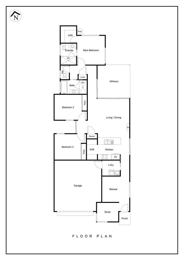 Floorplan of Homely house listing, 115 Flintwood Crescent, Palmview QLD 4553
