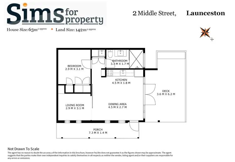 Floorplan of Homely house listing, 2 Middle Street, Launceston TAS 7250