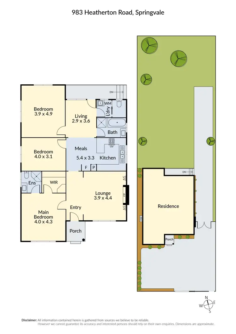 Floorplan of Homely house listing, 983 Heatherton Road, Springvale VIC 3171