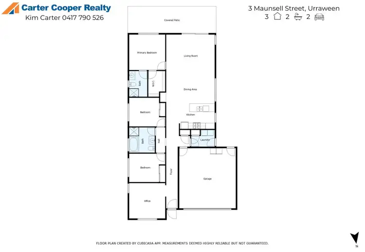 Floorplan of Homely house listing, 3 Maunsell Street, Urraween QLD 4655