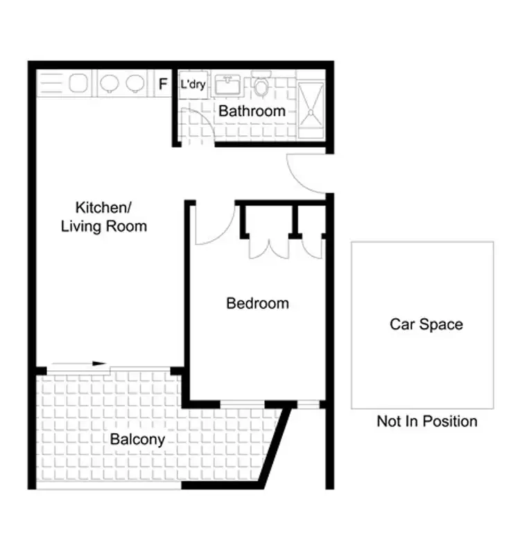 Floorplan of Homely apartment listing, 312/81 Riversdale Road, Hawthorn VIC 3122
