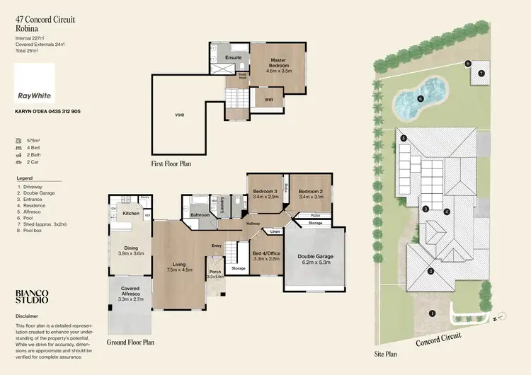 Floorplan of Homely house listing, 47 Concord Circuit, Robina QLD 4226