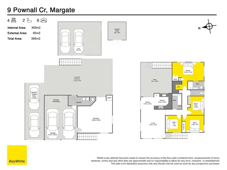Floorplan of Homely house listing, 9 Pownall Crescent, Margate QLD 4019