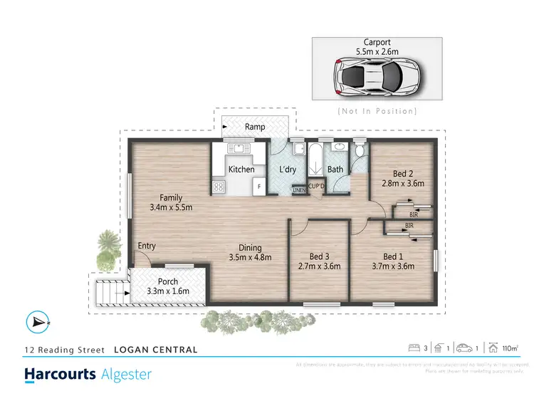 Floorplan of Homely house listing, 12 Reading Street, Logan Central QLD 4114