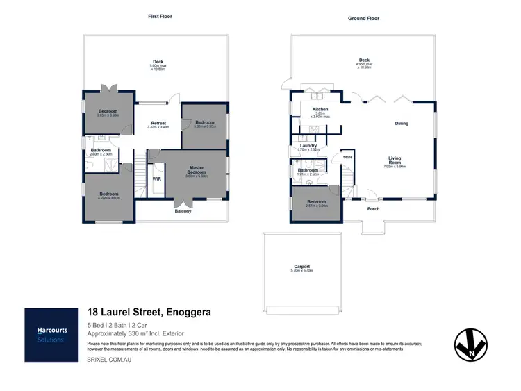 Floorplan of Homely house listing, 18 Laurel Street, Enoggera QLD 4051