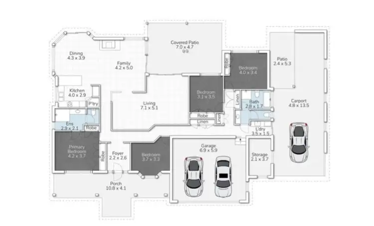 Floorplan of Homely house listing, 4 Hawkhurst Court, Murrumba Downs QLD 4503