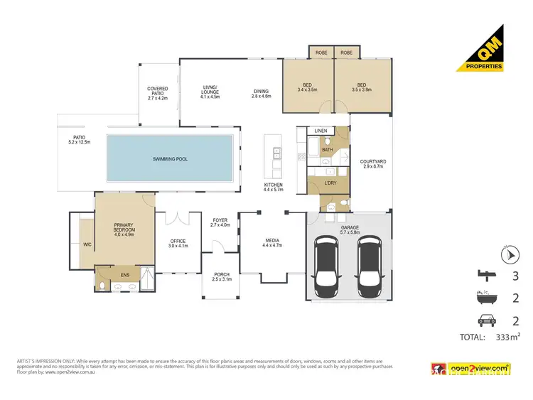 Floorplan of Homely house listing, 16 Pectoral Place, Banksia Beach QLD 4507