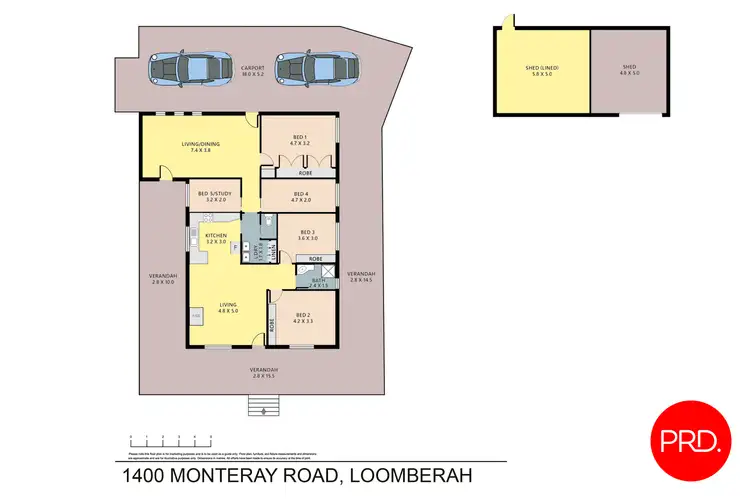 Floorplan of Homely rural property listing, 1400 Monteray Road, Loomberah NSW 2340