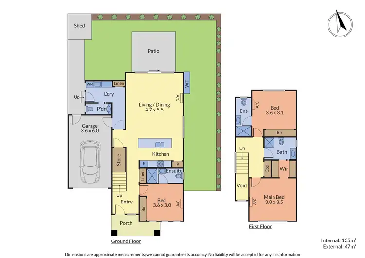 Floorplan of Homely townhouse listing, 2/39 Aubrey Grove, Boronia VIC 3155