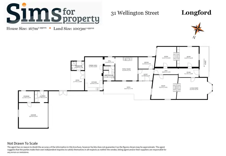 Floorplan of Homely house listing, 31 Wellington Street, Longford TAS 7301