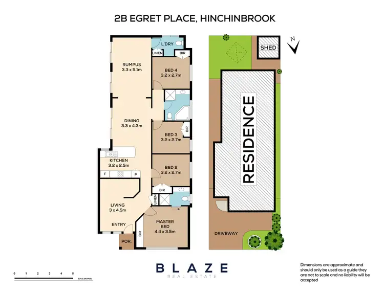 Floorplan of Homely house listing, 2b Egret Place, Hinchinbrook NSW 2168