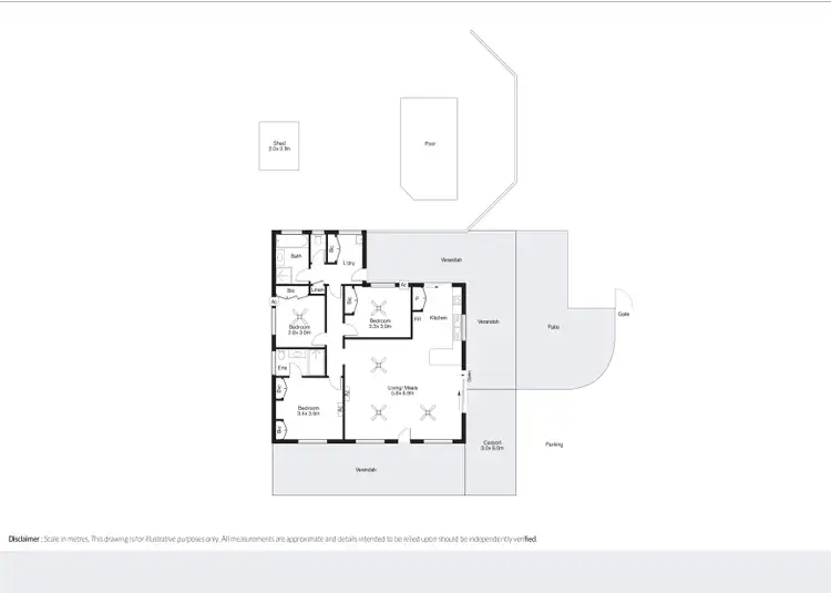 Floorplan of Homely house listing, 4 Godwit Crescent, Djugun WA 6725