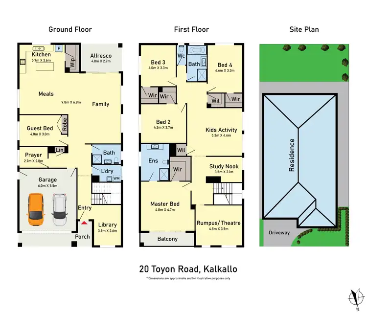 Floorplan of Homely house listing, 20 Toyon Road, Kalkallo VIC 3064