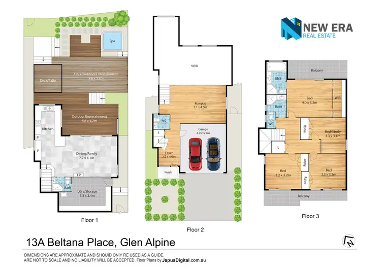Floorplan of Homely house listing, 13A Beltana Place, Glen Alpine NSW 2560
