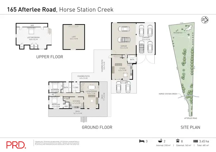 Floorplan of Homely rural property listing, 165 Afterlee Road, Horse Station Creek NSW 2474